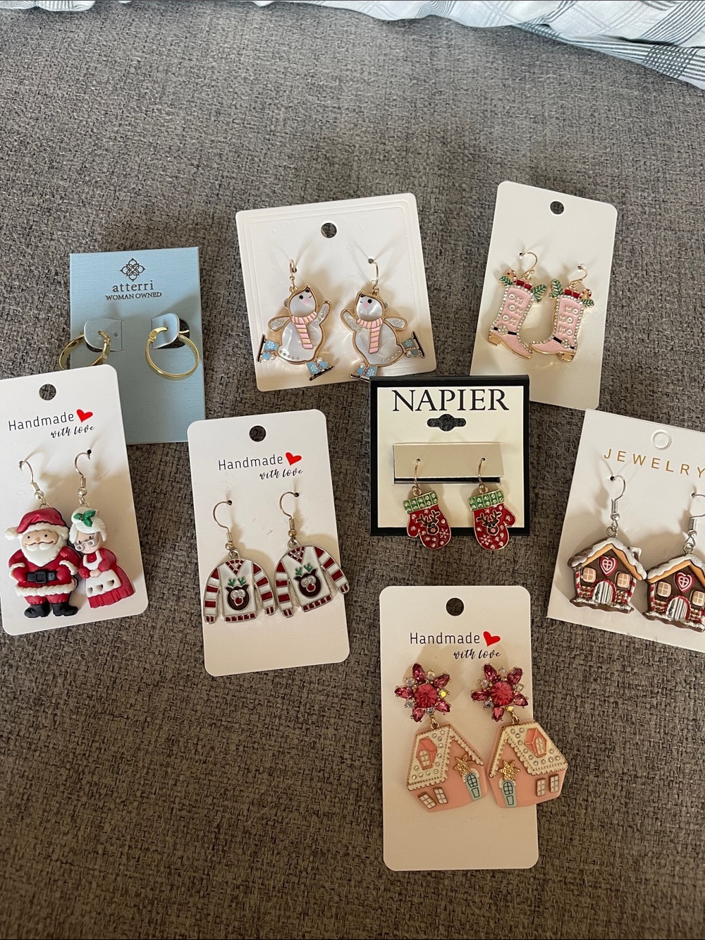 Christmas Earrings Lot